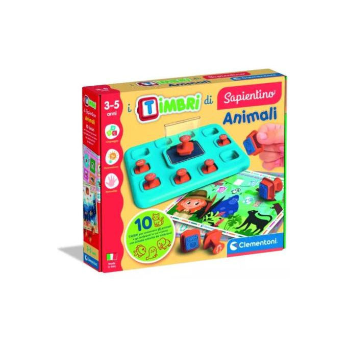 Gioco educativo I Timbri Animali 3-5a SAPIENTINO 16887