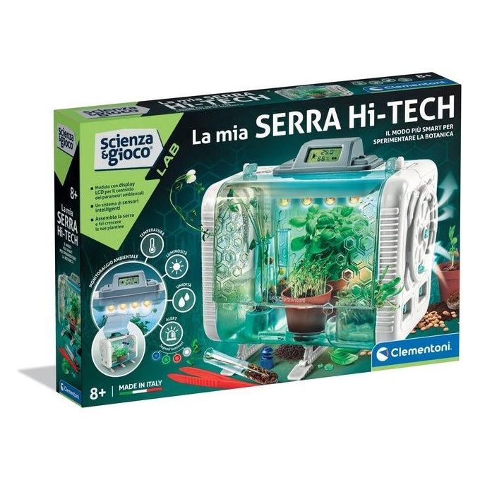 Gioco educativo La mia Serra Hi-Tech con display Lcd 8a+ SCIENZA E GIOCO 19370