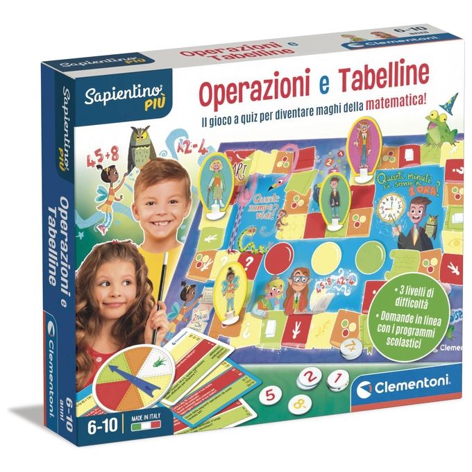 Gioco educativo Operazioni e Tabelline 6-10a SAPIENTINO 16596