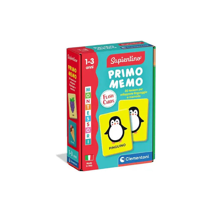 Gioco memory Primo Memo 30 pz SAPIENTINO MONTESSORI 16830