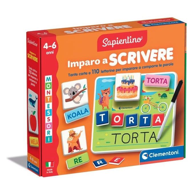 Gioco prescolare Imparo a scrivere 4-6a SAPIENTINO BABY MONTESSORI 16859