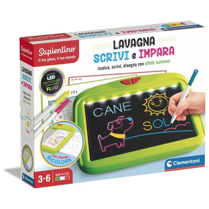 Gioco prescolare Lavagna Scriviimpara 3-6a SAPIENTINO 16256