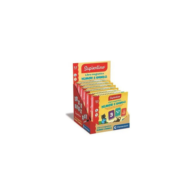 Gioco prescolare Libro magnetico Numeri e animali 3-5a SAPIENTINO 16493