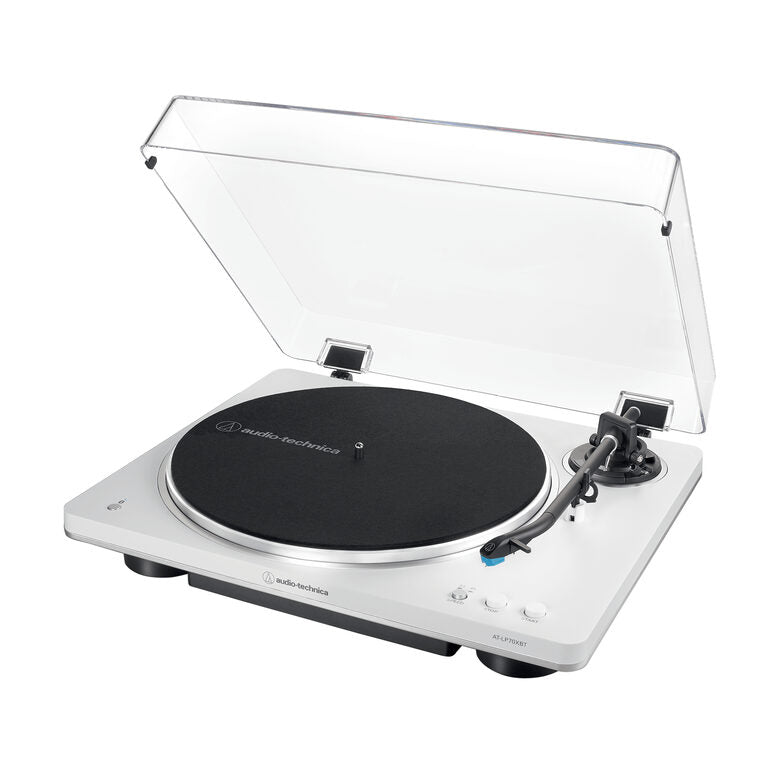 GIRADISCHI AUDIO-TECHNICA AT-LP70XBTWS BIANCO/ARGENTO