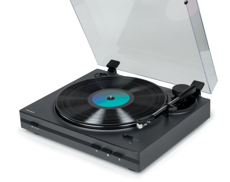 Giradischi preamplificato Thomson TT355 - Funzione di arresto automatico - Colore antracite