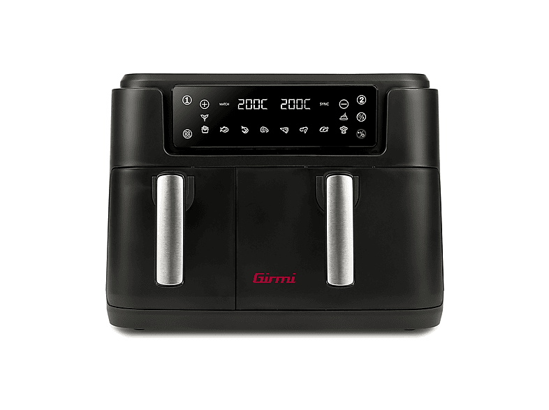 GIRMI FG26 Friggitrice ad aria FRIGGITRICE AD ARIA, capacità 9 l, Max potenza 2400 W, Nera GIRMI FG26 Friggitrice ad aria FRIGGITRICE AD ARIA, capacità 9 l, Max potenza 2400 W, Nera
