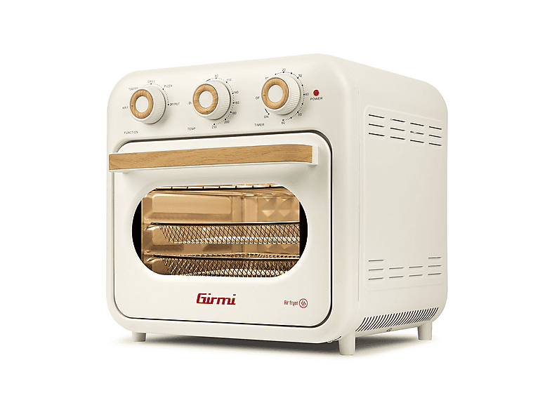 GIRMI FORNO AIR FRYER 22L FRIGGITRICE AD ARIA, capacità 22 l, Max potenza 1500 W, Crema