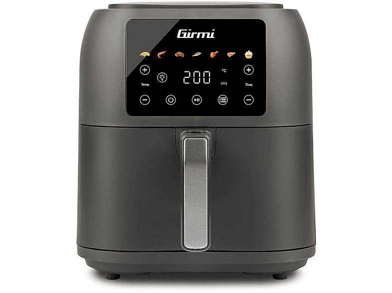 GIRMI Friggitrice ad aria FRIGGITRICE AD ARIA, capacità 8 l, Max potenza 1700 W, Antracite GIRMI Friggitrice ad aria FRIGGITRICE AD ARIA, capacità 8 l, Max potenza 1700 W, Antracite