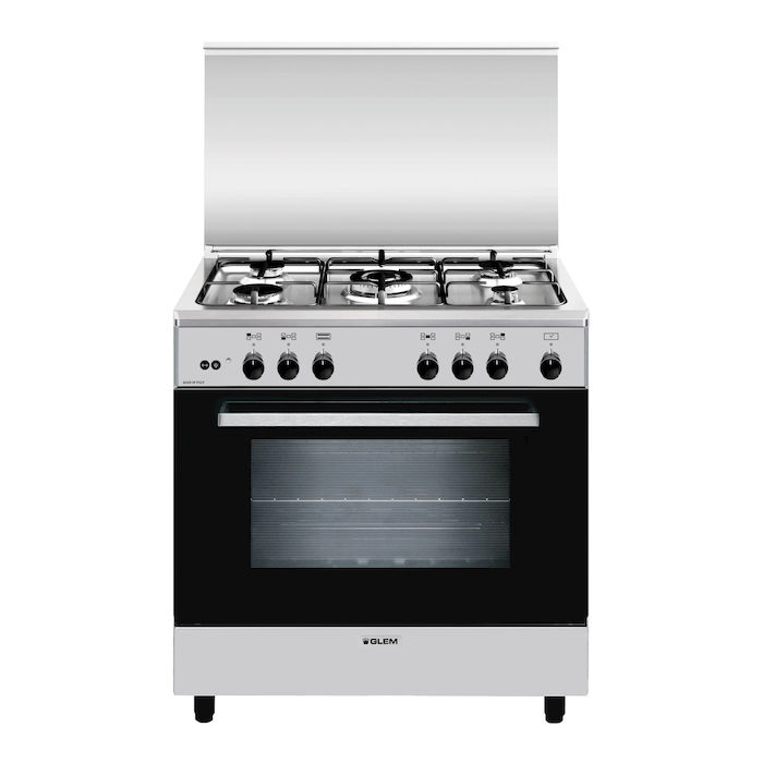 Glem A855GI cucina Piano cottura Acciaio inossidabile Gas A