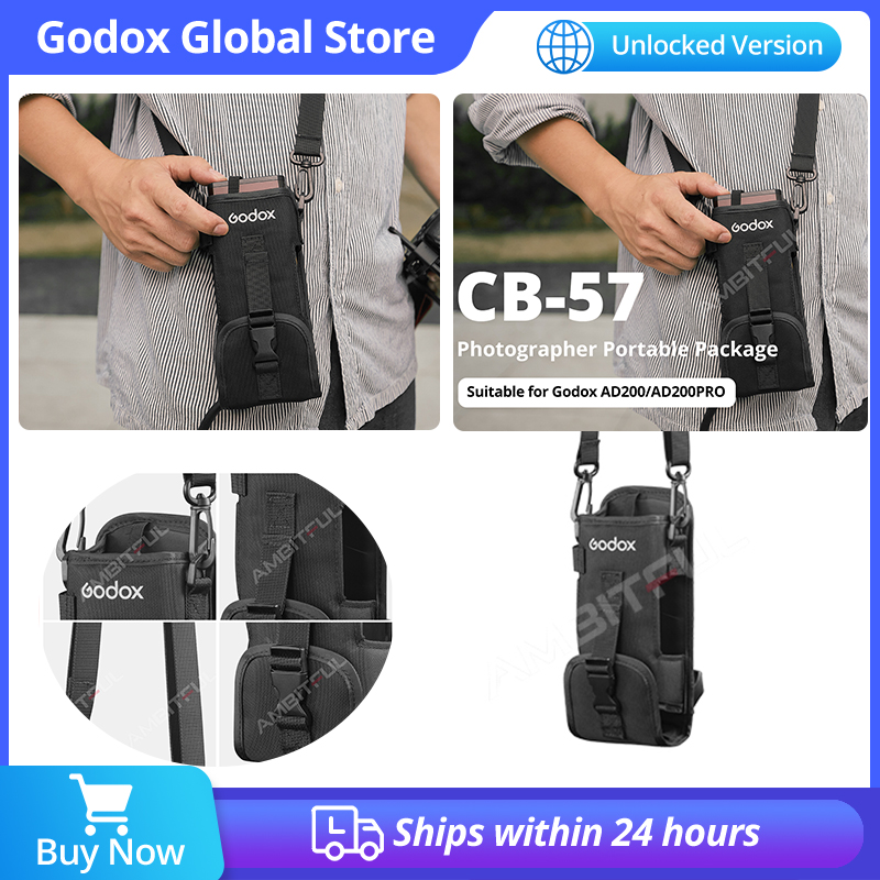 Godox CB-57 CB57 Fotografia Borsa portatile con tracolla Flash per esterni per Godox Outdoor Flash AD200 AD200pro