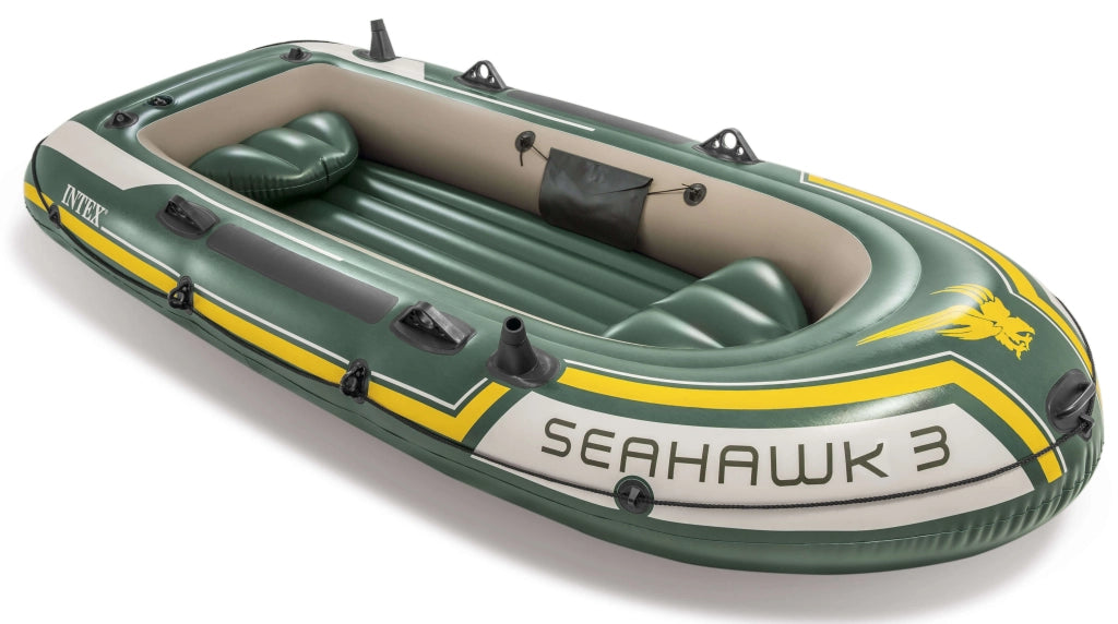 Gommone Tender Gonfiabile 295x137 cm Intex Seahawk 3 con Remi e Pompa Gommone Tender Gonfiabile 295x137 cm Intex Seahawk 3 con Remi e Pompa
