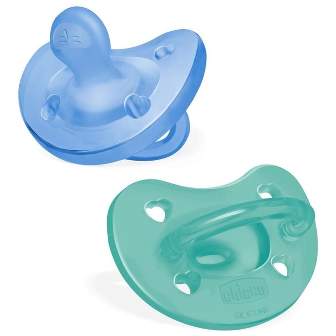 Gommotto bimbo Soft (6-16m) silicone 2 pz PHYSIOFORMA Verde e Azzurro 7308721