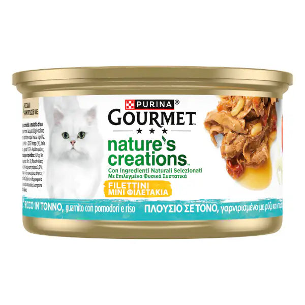 Gourmet nature's creations ricco in tonno guarnito pomodori riso 85 g