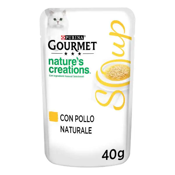 Gourmet nature's creations soup pollo &amp; pesce bianco &amp; verdure 40 g