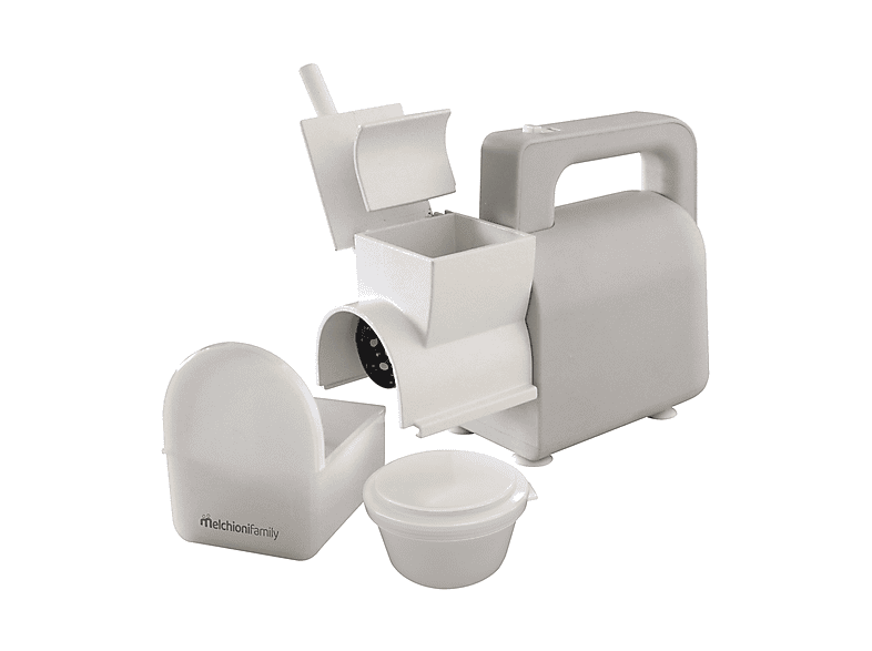 Grattugia elettrica MELCHIONI FAMILY REGGIANA, 300W, adatta a formaggio e pane