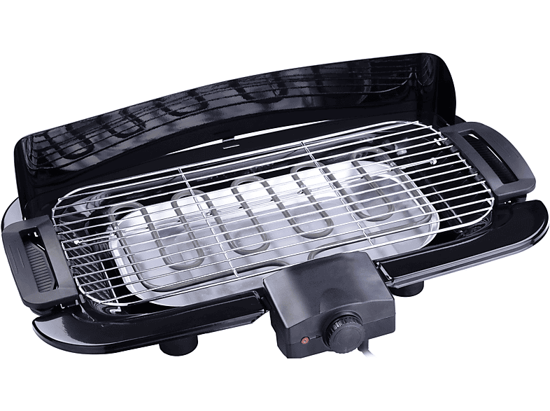 GRIGLIA ARDES BRASITO2 BBQ, Elettrico, Potenza 2000 W, Nr. bruciatori 1, Griglia da 45 x 22 cm, - Acciaio cromato, Contenitore per trattenere liquido e grasso, Adatto lavastoviglie, Nero