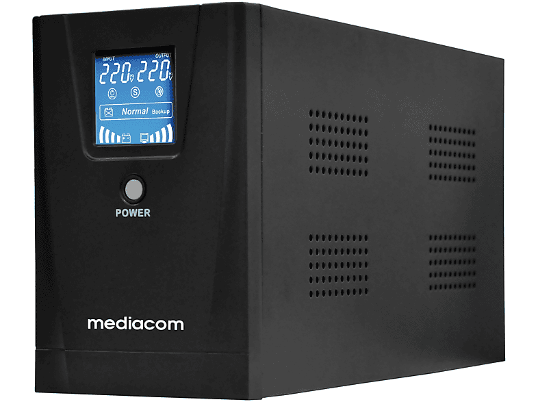 GRUPPO DI CONTINUITÀ MEDIACOM UPS 1300VA CON DISPLAY