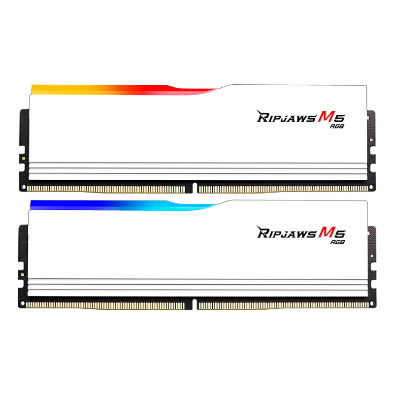G.skill ripjaws m5 rgb f5-6000j3036f24gx2-rm5rw memoria 48 gb 2 x 24 gb ddr5 6000 mhz G.skill ripjaws m5 rgb f5-6000j3036f24gx2-rm5rw memoria 48 gb 2 x 24 gb ddr5 6000 mhz