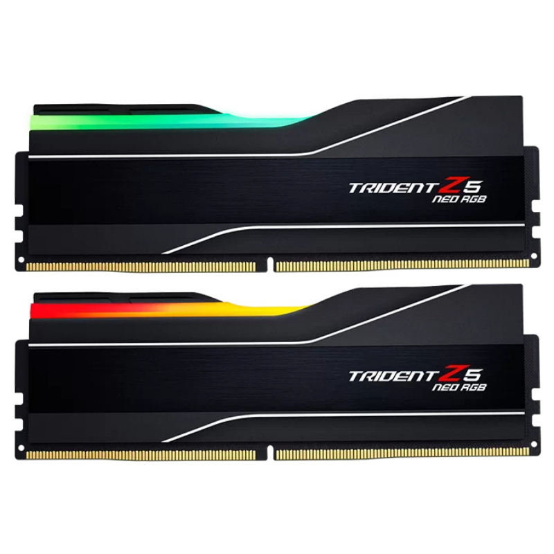 G.skill trident z5 neo rgb f5-6000j3444f64gx2-tz5nr, 128 gb, 2 x 64 gb, ddr5, 6000 mhz