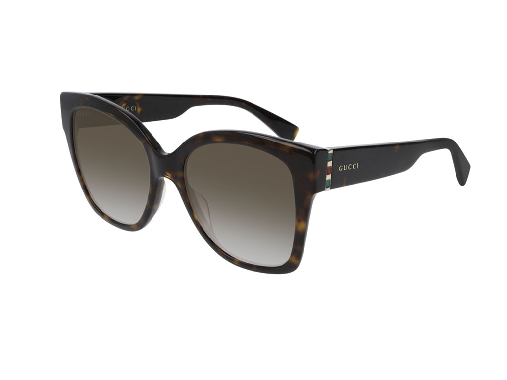 Gucci Donna Gucci GG0459S 002 Occhiali da sole Plastica Havana Marrone Squadrata Normale Gucci Donna Gucci GG0459S 002 Occhiali da sole Plastica Havana Marrone Squadrata Normale
