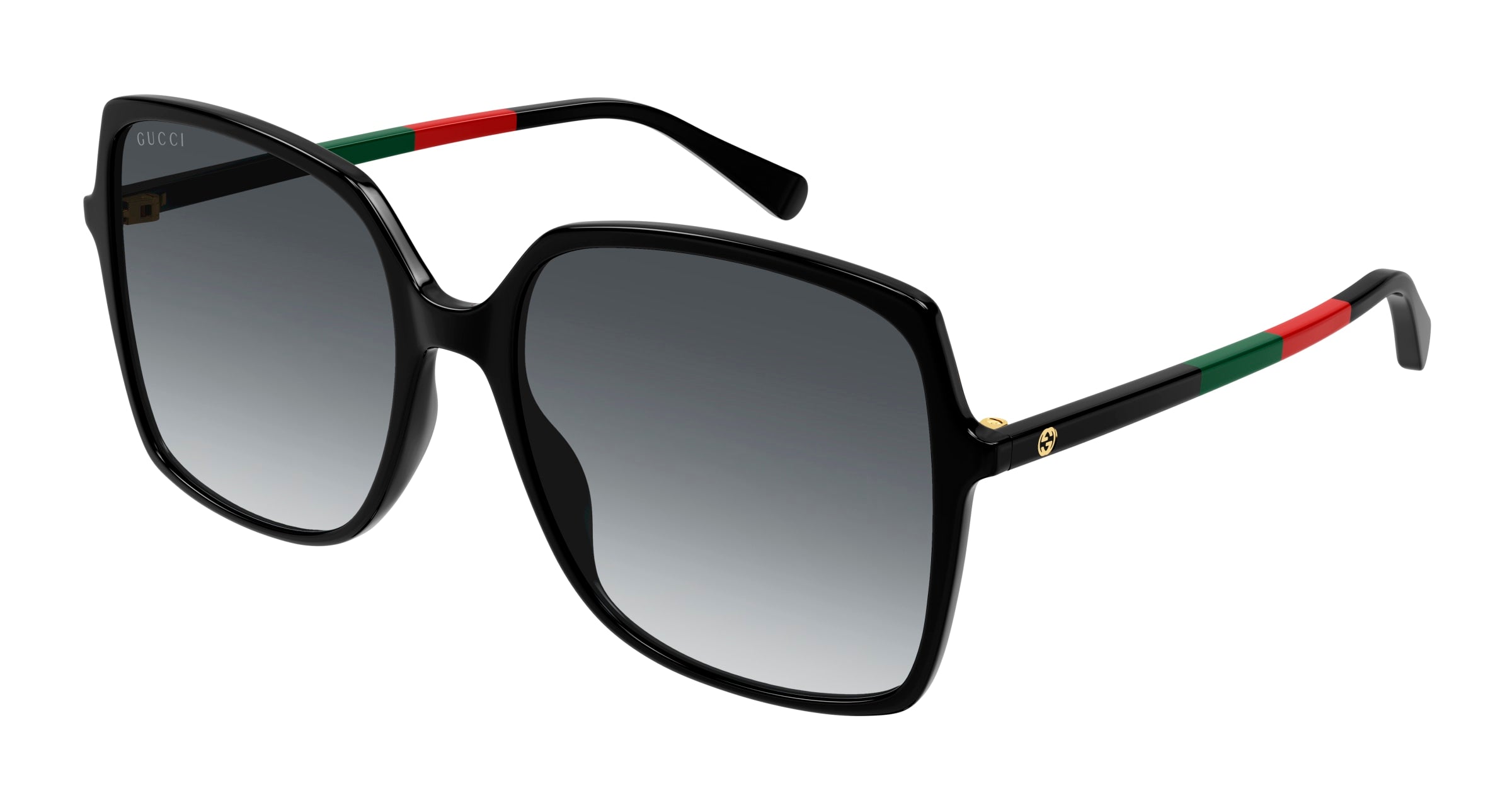 Gucci Donna Gucci GG0544S 007 Occhiali da sole Acetato Nero Grigio Squadrata Gucci Donna Gucci GG0544S 007 Occhiali da sole Acetato Nero Grigio Squadrata