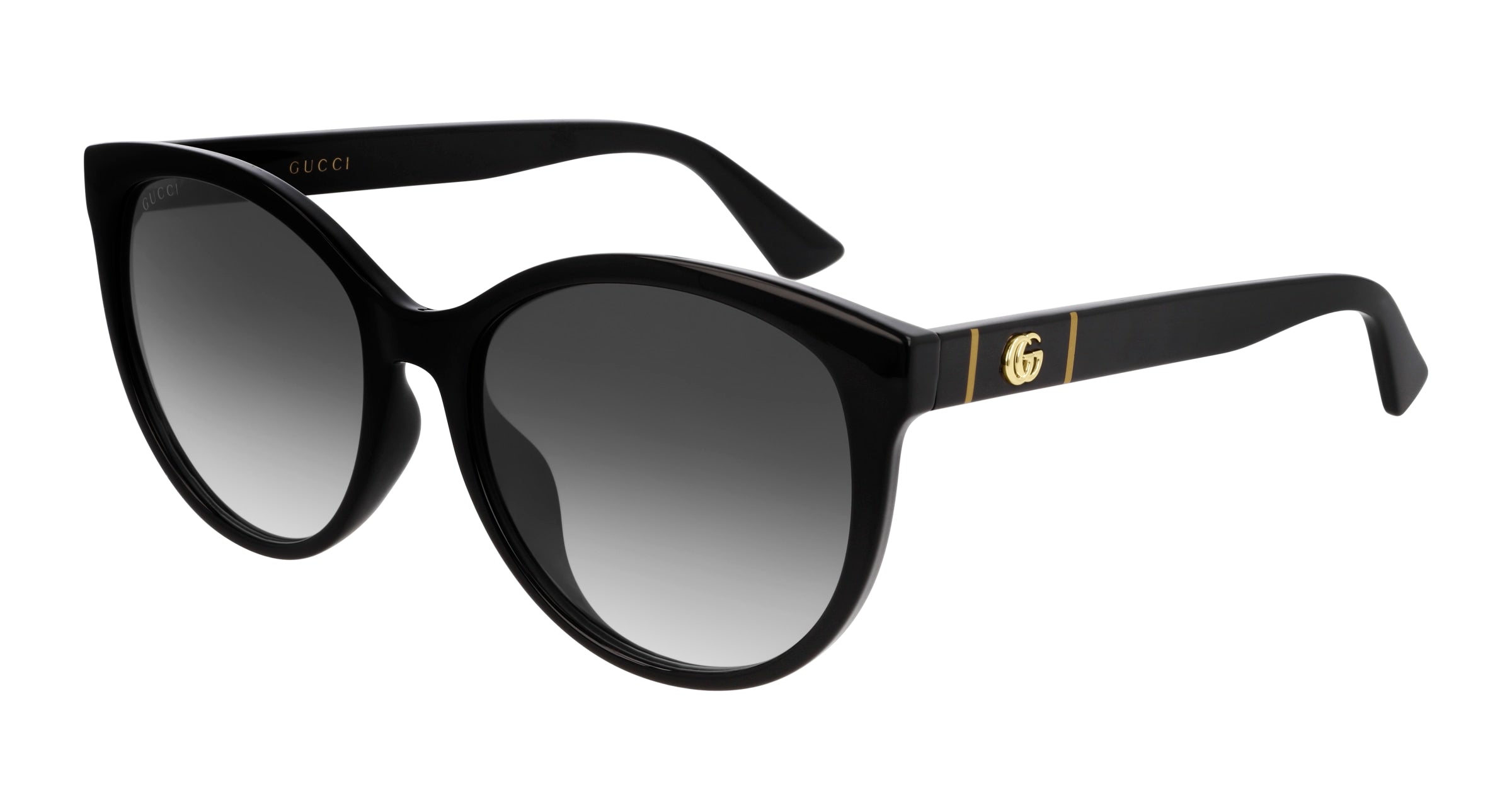 Gucci Donna Gucci GG0636SK 001 Occhiali da sole Iniettato Nero Grigio Rotonda Normale Sfumato Gucci Donna Gucci GG0636SK 001 Occhiali da sole Iniettato Nero Grigio Rotonda Normale Sfumato