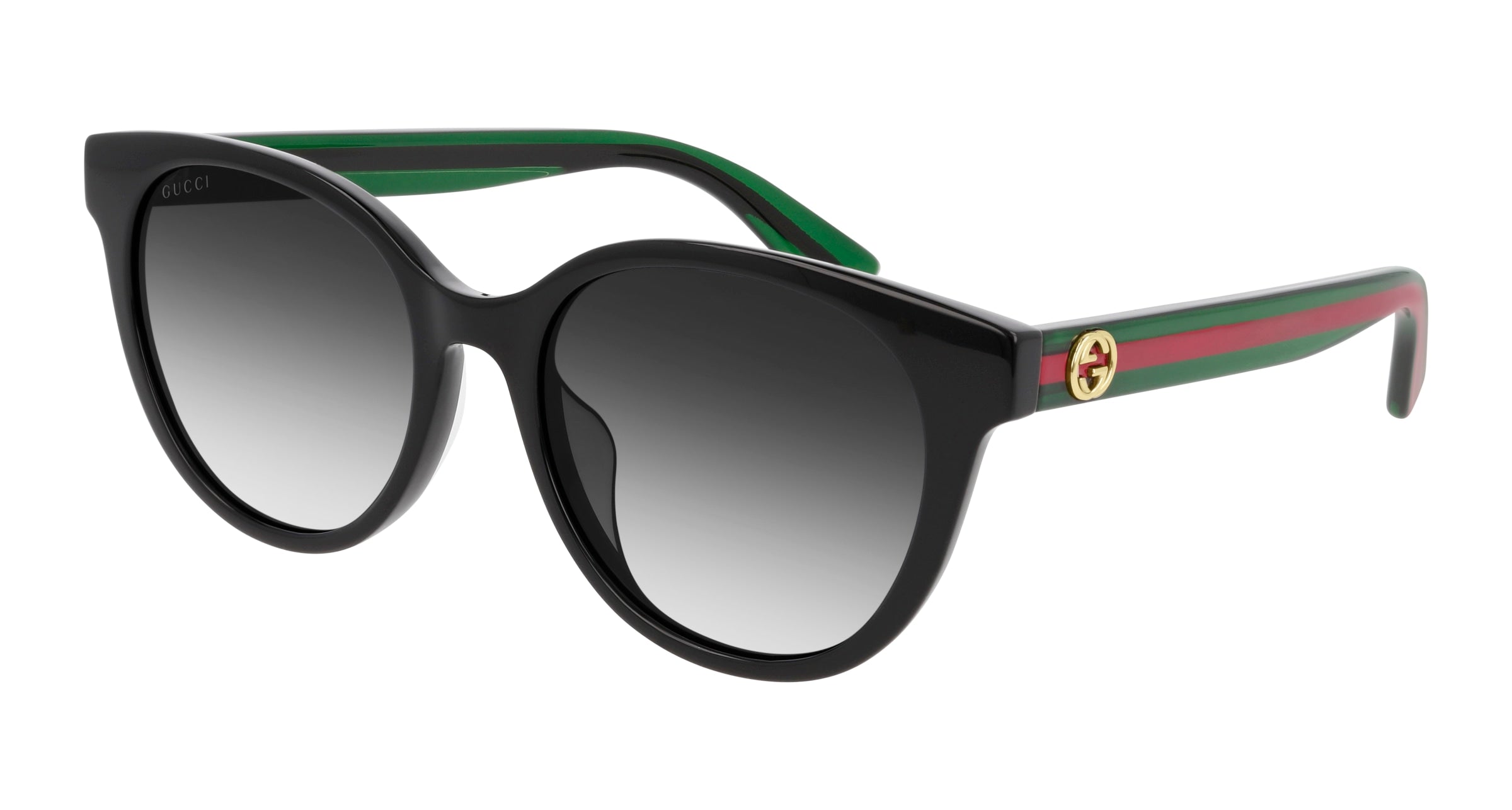 Gucci Donna Gucci GG0702SKN 004 Occhiali da sole Acetato Nero Grigio Cat Eye Sfumato Gucci Donna Gucci GG0702SKN 004 Occhiali da sole Acetato Nero Grigio Cat Eye Sfumato