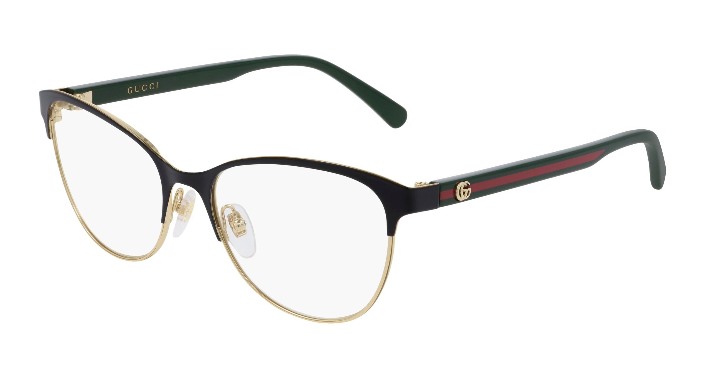 Gucci Donna Gucci GG0718O 004 Montature da vista Metallo Nero Cat Eye Gucci Donna Gucci GG0718O 004 Montature da vista Metallo Nero Cat Eye