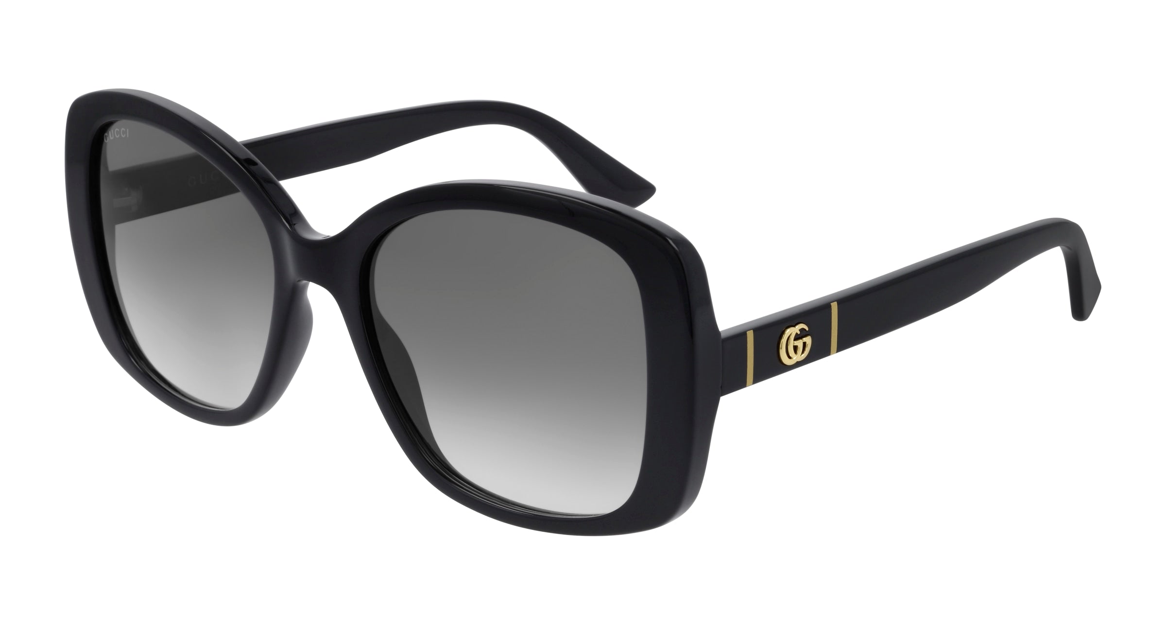 Gucci Donna Gucci GG0762S 001 Occhiali da sole Iniettato Nero Grigio Squadrata Normale Sfumato Gucci Donna Gucci GG0762S 001 Occhiali da sole Iniettato Nero Grigio Squadrata Normale Sfumato