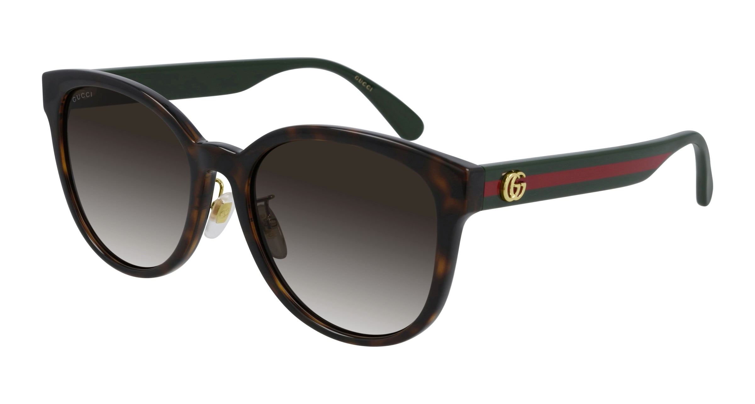 Gucci Donna Gucci GG0854SK 003 Occhiali da sole Iniettato Havana Marrone Cat Eye Sfumato Gucci Donna Gucci GG0854SK 003 Occhiali da sole Iniettato Havana Marrone Cat Eye Sfumato