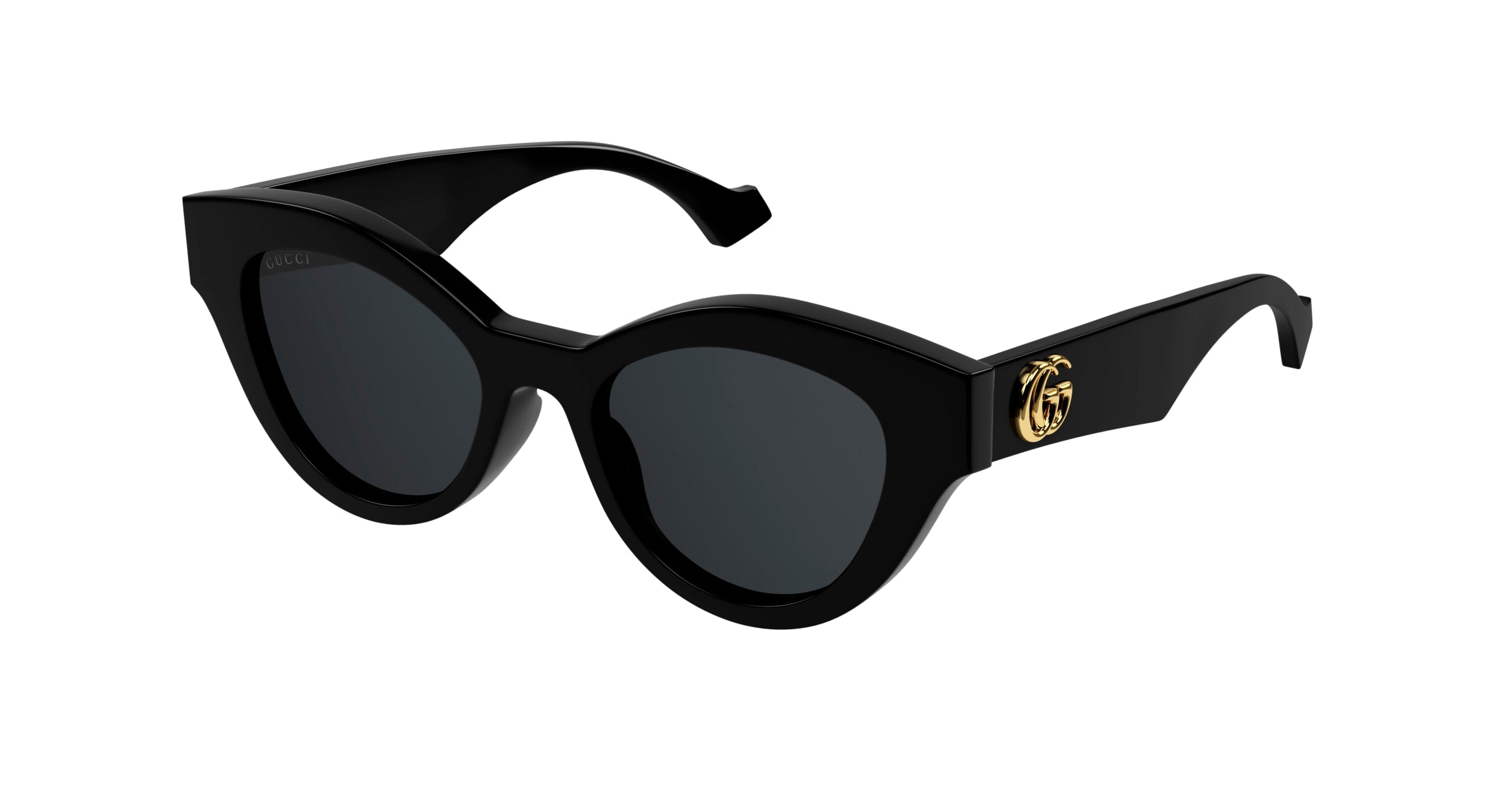 Gucci Donna Gucci GG0957S 002 Occhiali da sole Acetato Nero Grigio Cat Eye Gucci Donna Gucci GG0957S 002 Occhiali da sole Acetato Nero Grigio Cat Eye