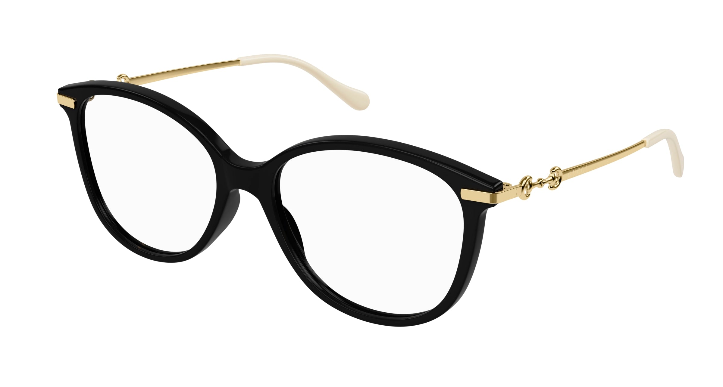 Gucci Donna Gucci GG0967O 001 Montature da vista Acetato Nero Trasparente Cat Eye Gucci Donna Gucci GG0967O 001 Montature da vista Acetato Nero Trasparente Cat Eye
