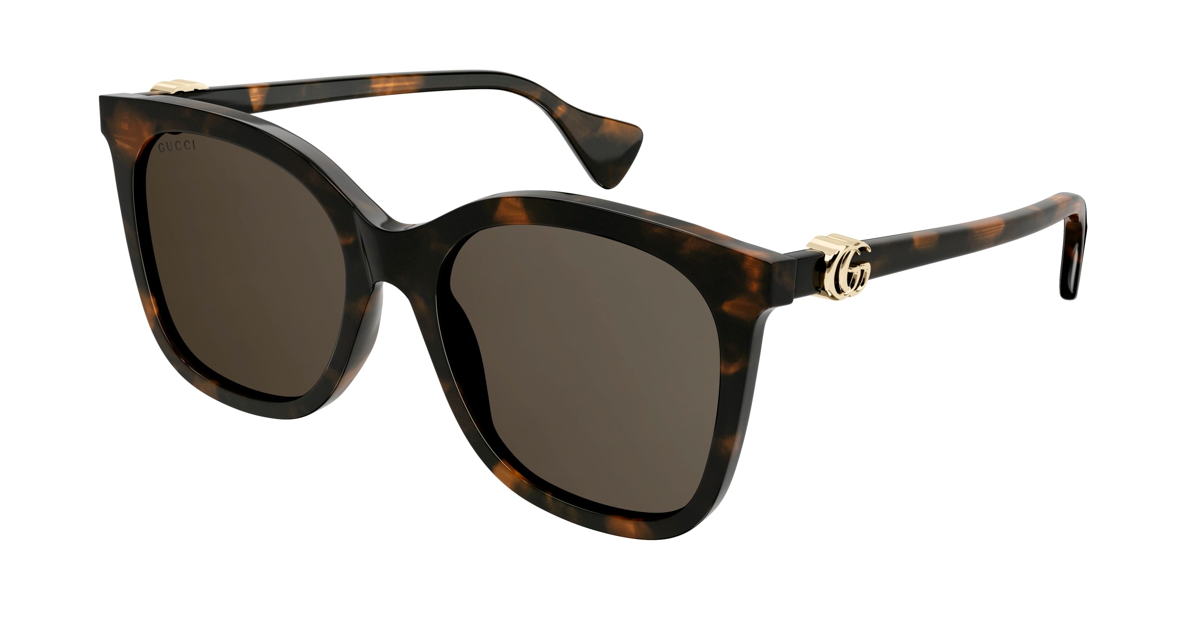 Gucci Donna Gucci GG1071S 002 Occhiali da sole Acetato Havana Marrone Cat Eye Gucci Donna Gucci GG1071S 002 Occhiali da sole Acetato Havana Marrone Cat Eye