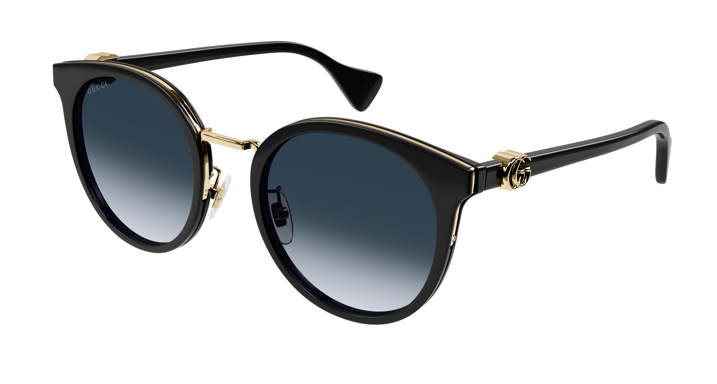 Gucci Donna Gucci GG1181SK 001 Occhiali da sole Acetato Nero Grigio Cat Eye Normale Sfumato Gucci Donna Gucci GG1181SK 001 Occhiali da sole Acetato Nero Grigio Cat Eye Normale Sfumato