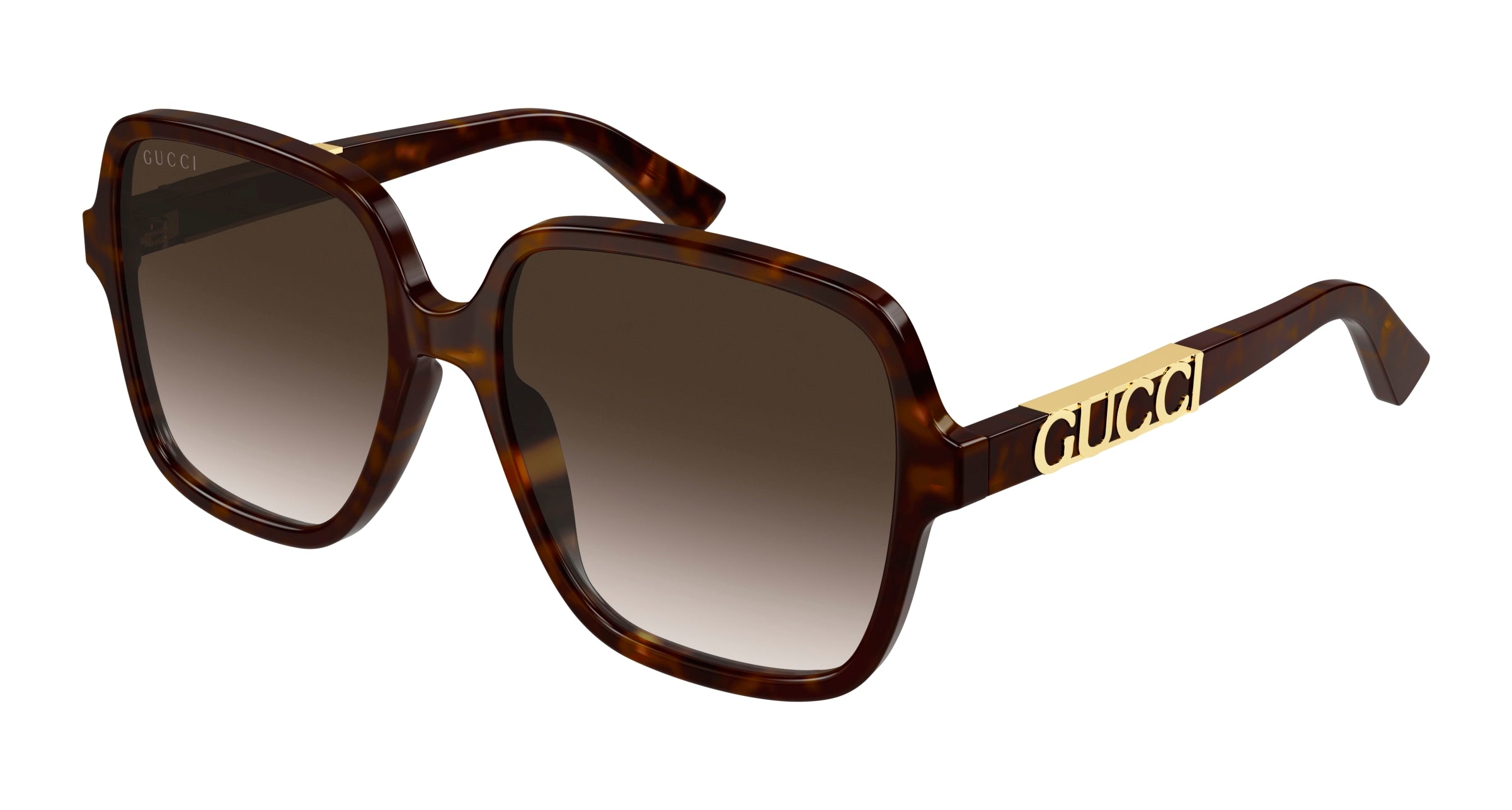 Gucci Donna Gucci GG1189S 003 Occhiali da sole Acetato Havana Marrone Squadrata Normale Sfumato Gucci Donna Gucci GG1189S 003 Occhiali da sole Acetato Havana Marrone Squadrata Normale Sfumato