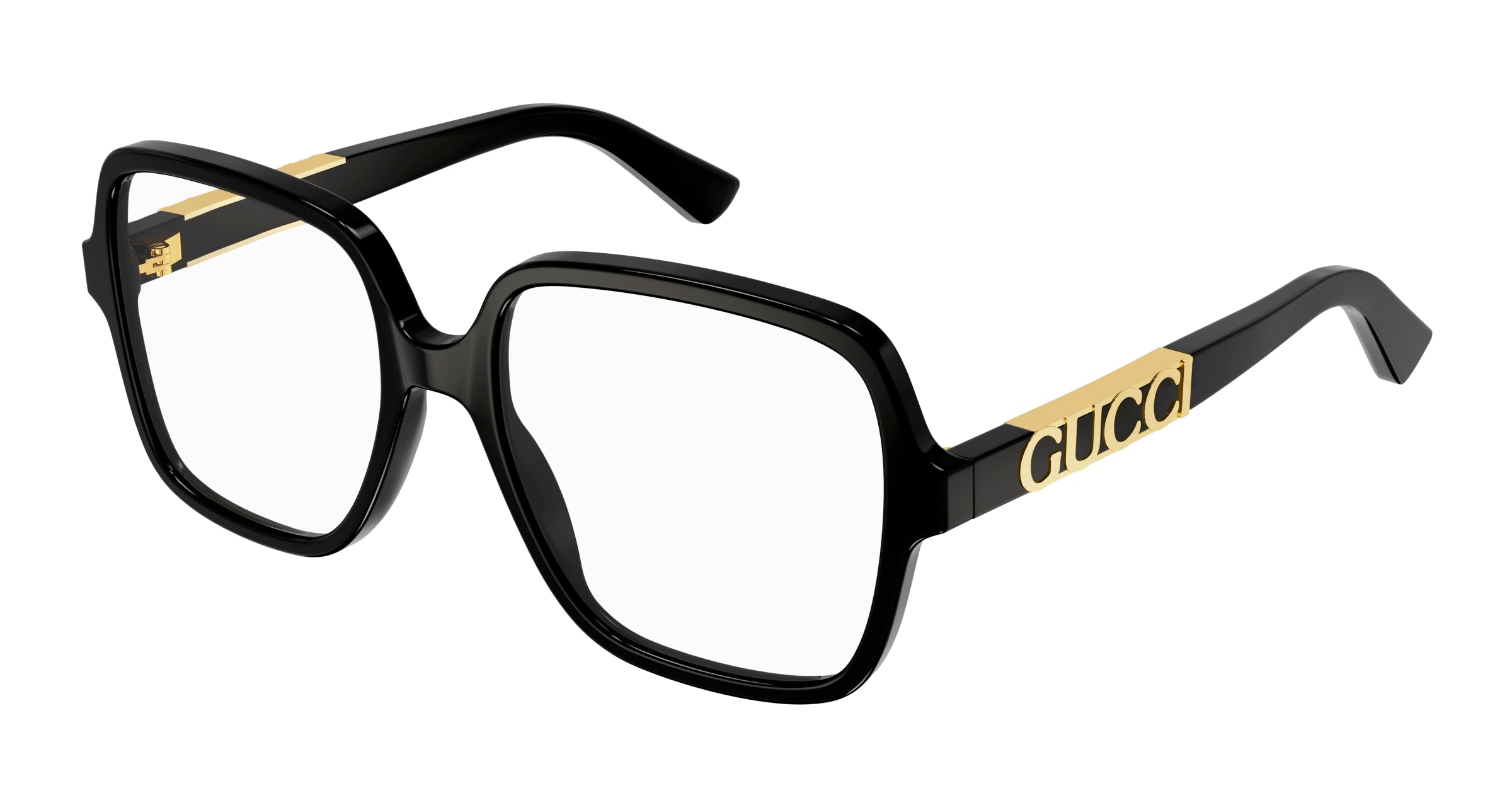 Gucci Donna Gucci GG1193O 001 Montature da vista Acetato Nero Squadrata Gucci Donna Gucci GG1193O 001 Montature da vista Acetato Nero Squadrata