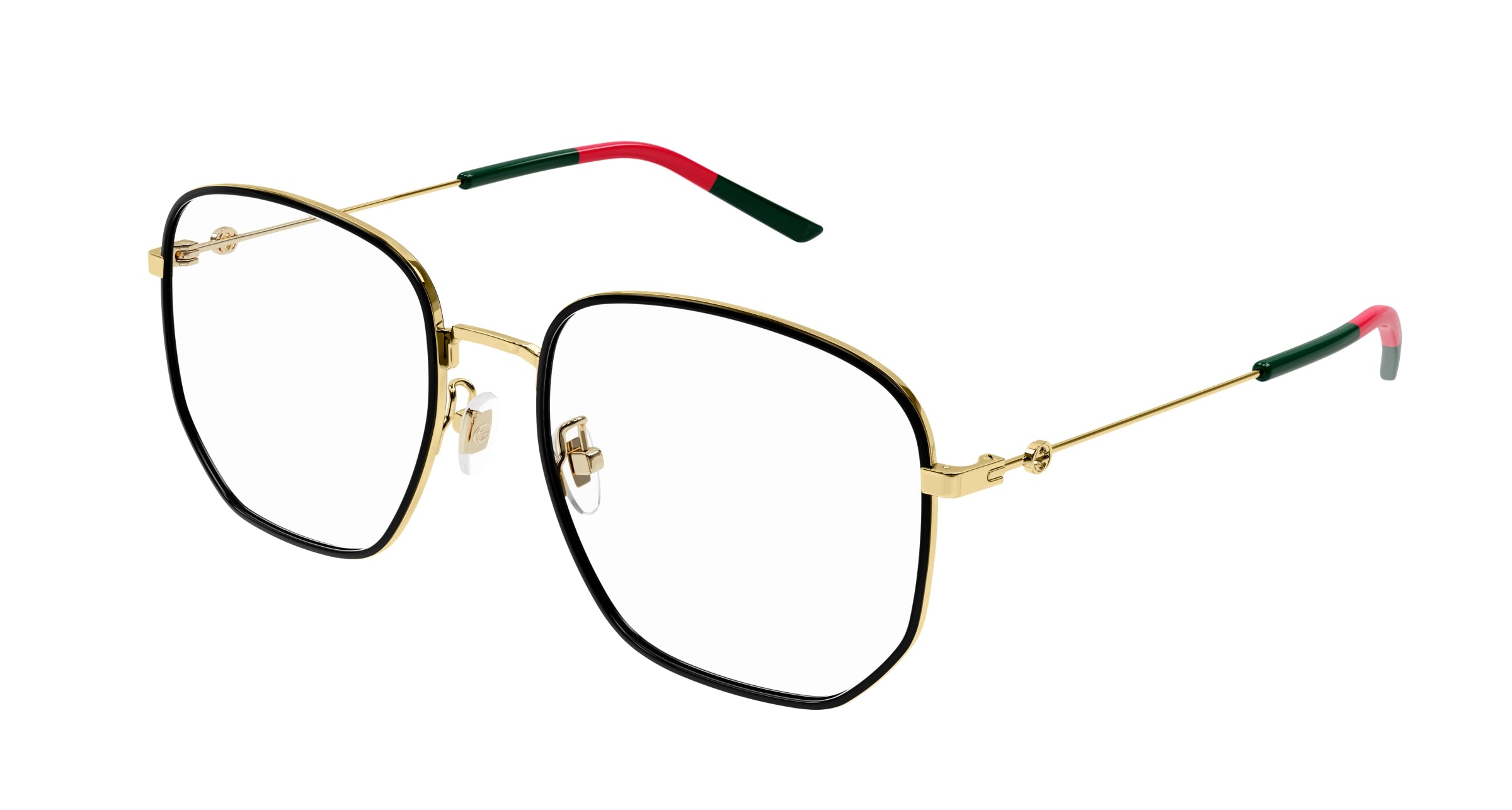 Gucci Donna Gucci GG1197OA 001 Montature da vista Metallo Squadrata