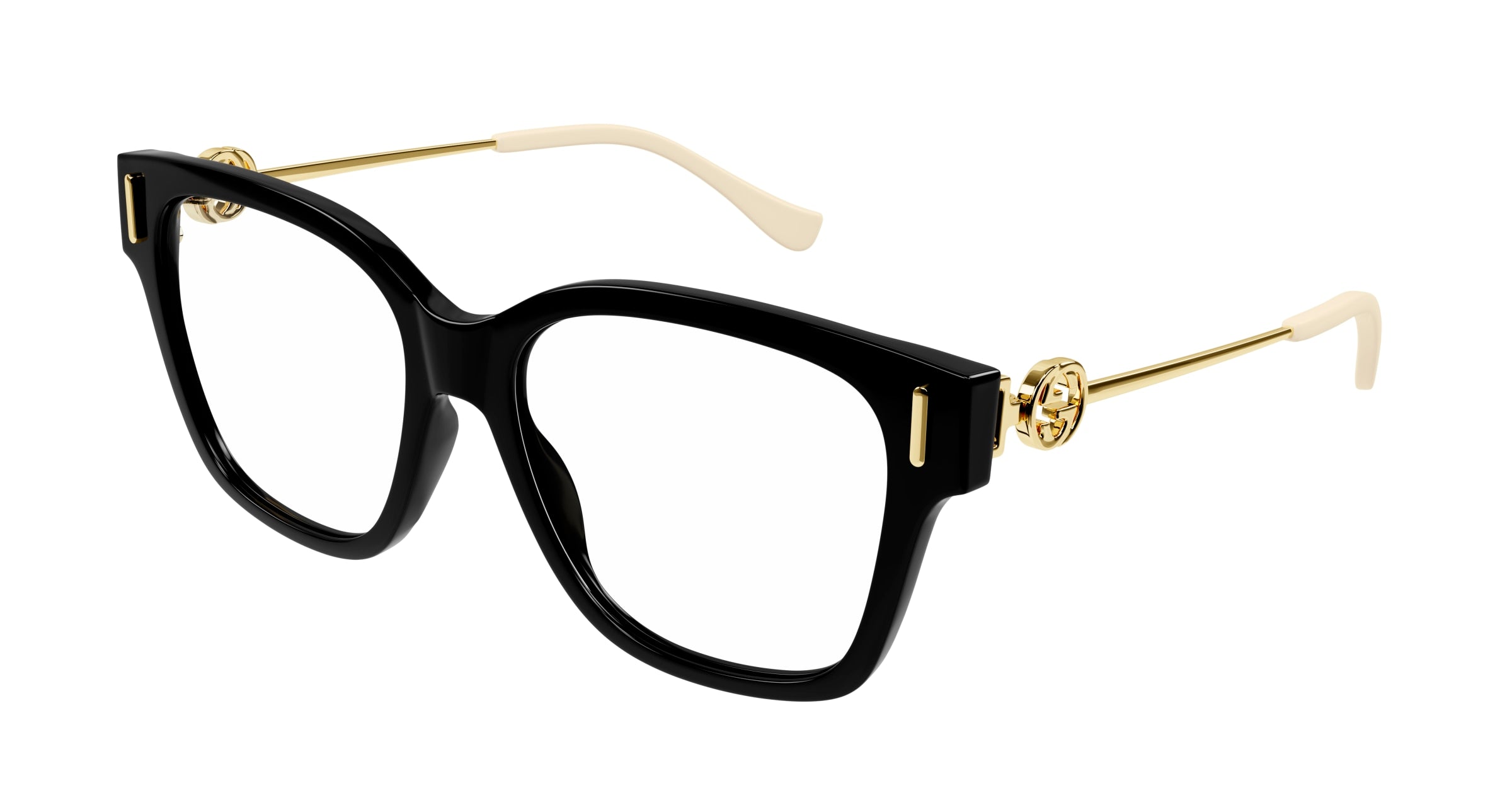 Gucci Donna Gucci GG1204O 001 Montature da vista Acetato Nero Squadrata Gucci Donna Gucci GG1204O 001 Montature da vista Acetato Nero Squadrata