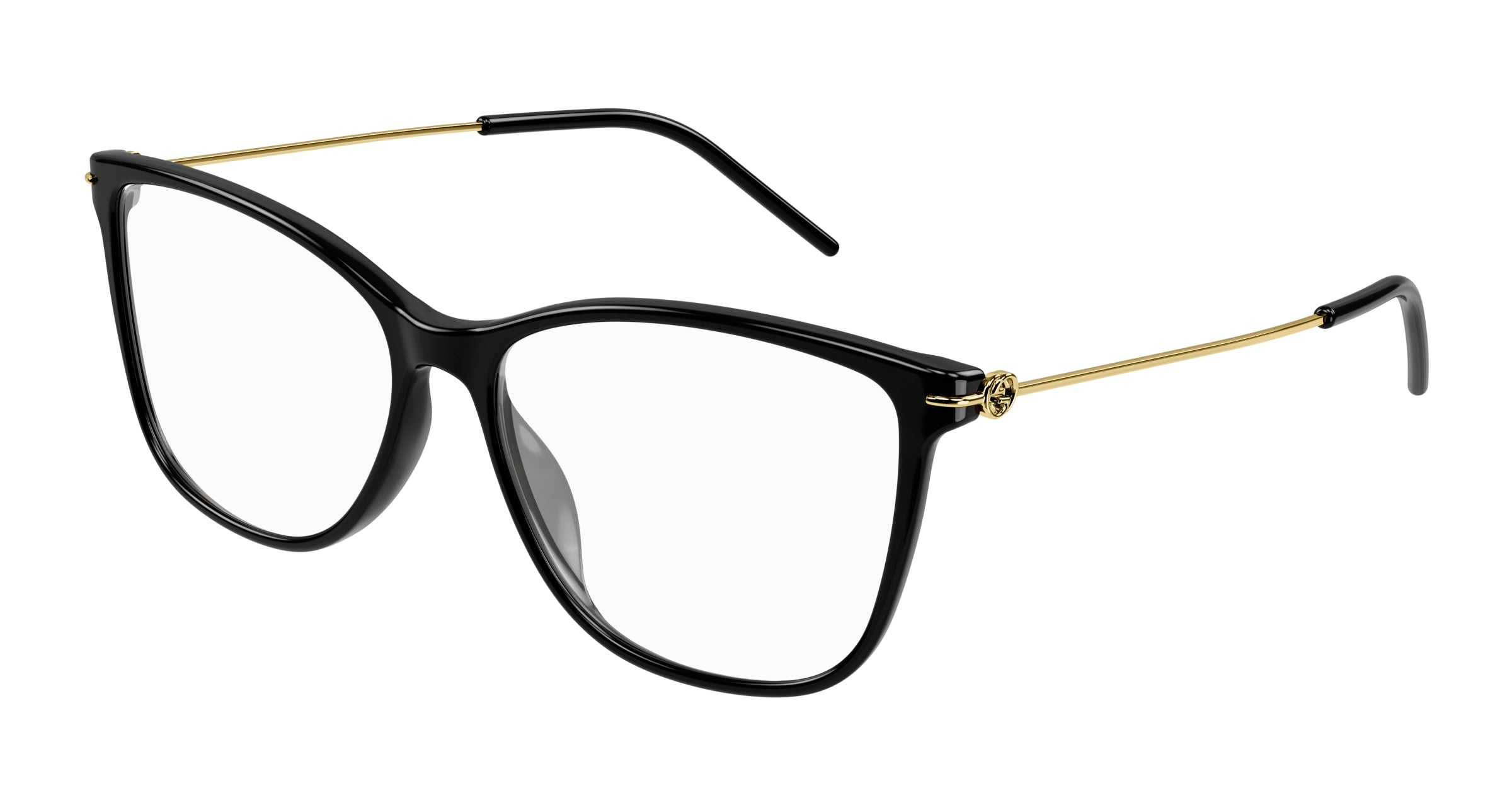 Gucci Donna Gucci GG1272O 001 Montature da vista Plastica Nero Cat Eye Gucci Donna Gucci GG1272O 001 Montature da vista Plastica Nero Cat Eye