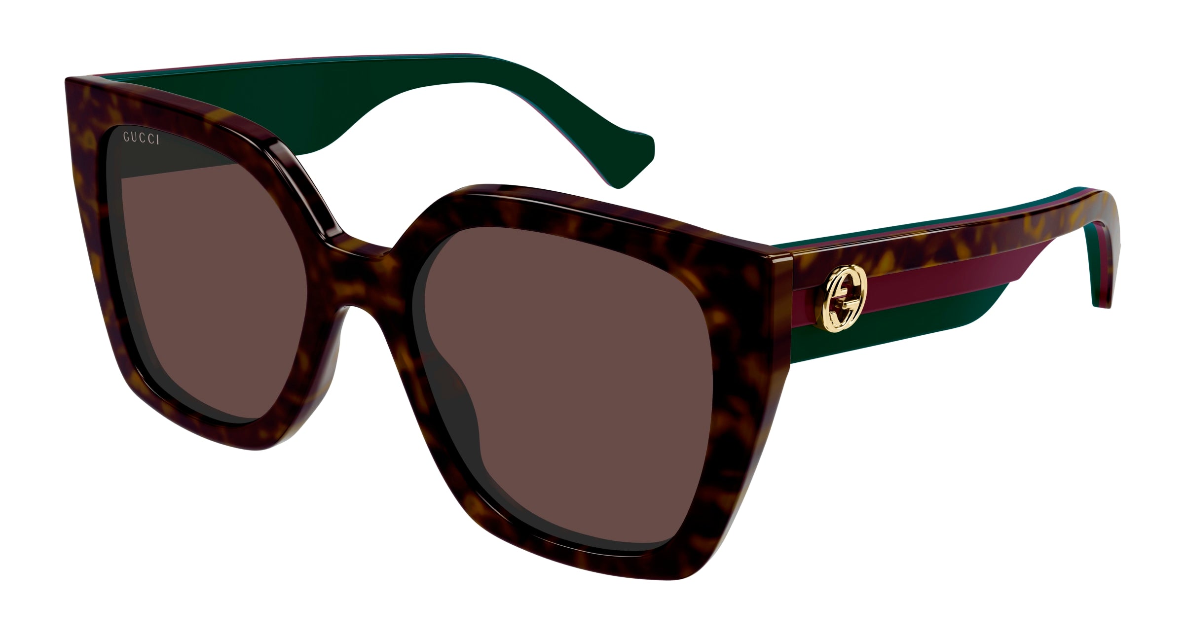 Gucci Donna Gucci GG1300S 002 Occhiali da sole Plastica Havana Marrone Squadrata Gucci Donna Gucci GG1300S 002 Occhiali da sole Plastica Havana Marrone Squadrata