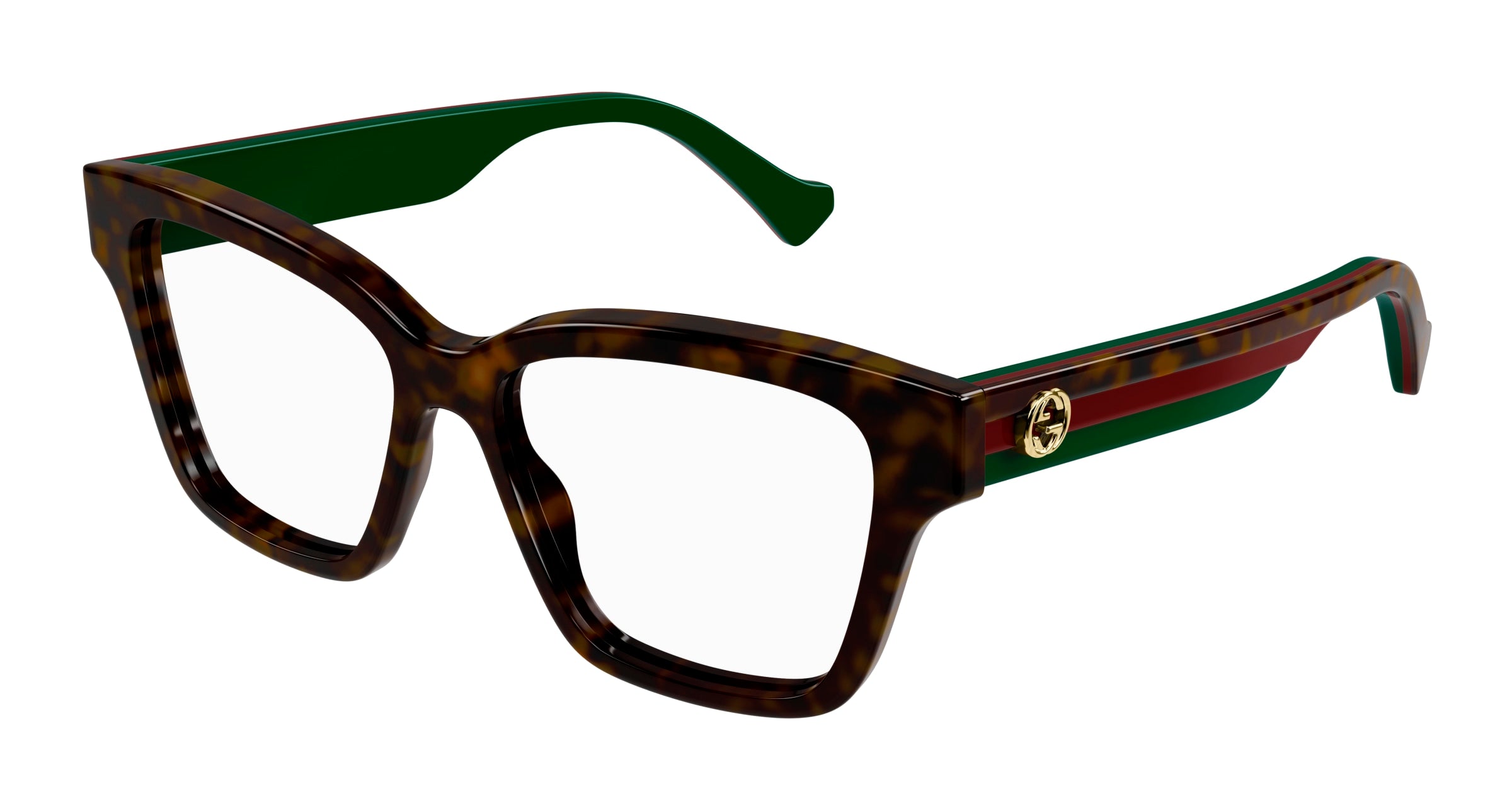 Gucci Donna Gucci GG1302O 006 Montature da vista Plastica Havana Squadrata Gucci Donna Gucci GG1302O 006 Montature da vista Plastica Havana Squadrata