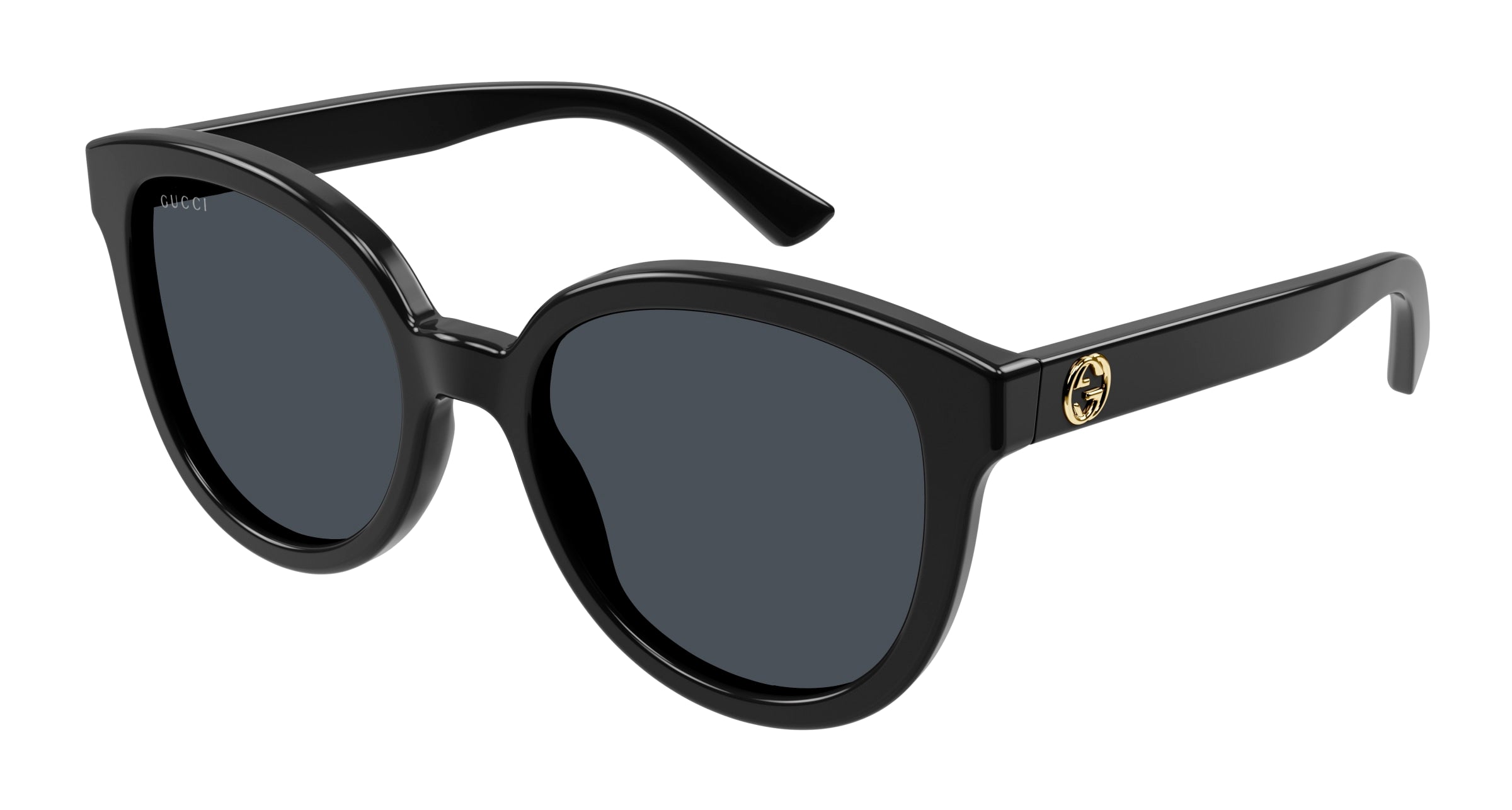 Gucci Donna Gucci GG1315S 001 Occhiali da sole Acetato Nero Grigio Rotonda Normale Gucci Donna Gucci GG1315S 001 Occhiali da sole Acetato Nero Grigio Rotonda Normale