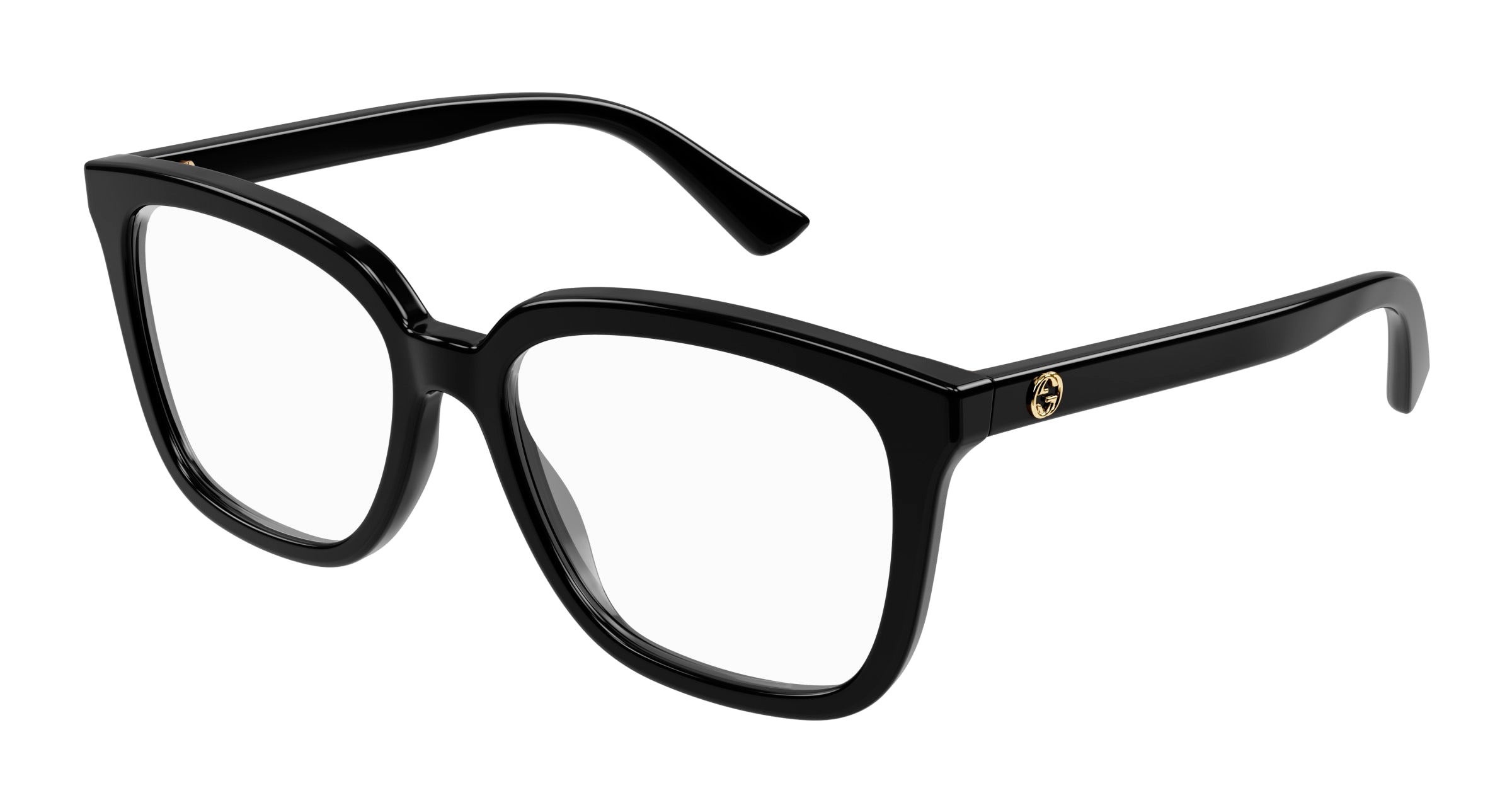Gucci Donna Gucci GG1319O 001 Montature da vista Acetato Nero Rotonda Gucci Donna Gucci GG1319O 001 Montature da vista Acetato Nero Rotonda