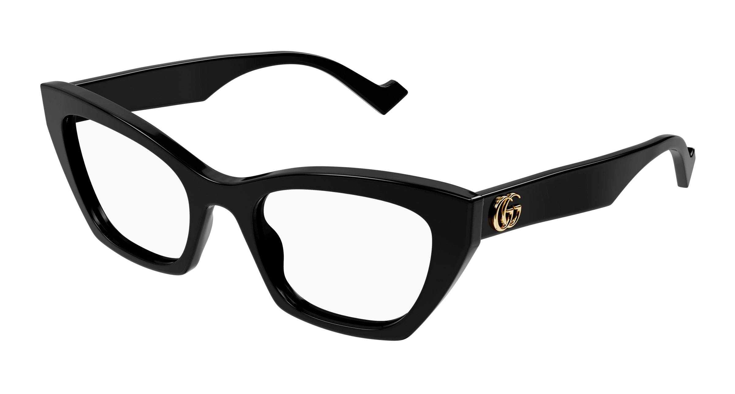 Gucci Donna Gucci GG1334O 001 Montature da vista Acetato Nero Cat Eye