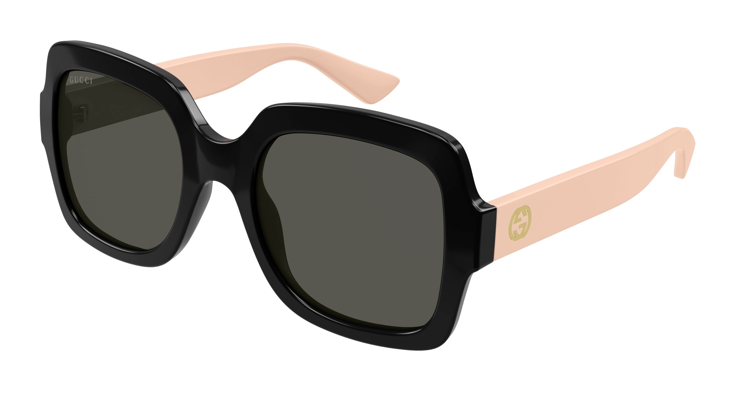 Gucci Donna Gucci GG1337S 008 Occhiali da sole Iniettato Nero Grigio Squadrata Gucci Donna Gucci GG1337S 008 Occhiali da sole Iniettato Nero Grigio Squadrata