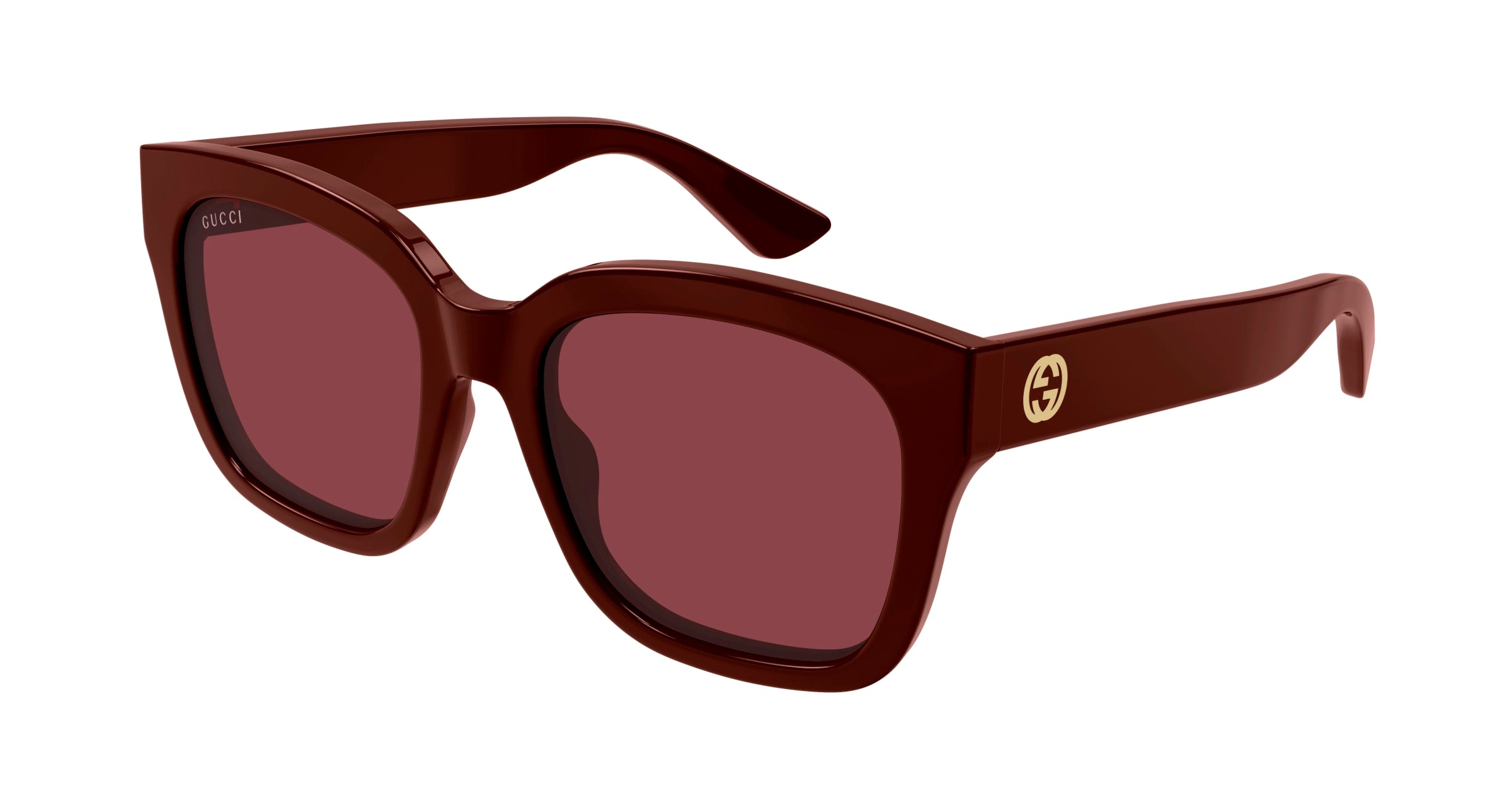 Gucci Donna Gucci GG1338S 007 Occhiali da sole Iniettato Bordeaux Rosso Cat Eye Gucci Donna Gucci GG1338S 007 Occhiali da sole Iniettato Bordeaux Rosso Cat Eye