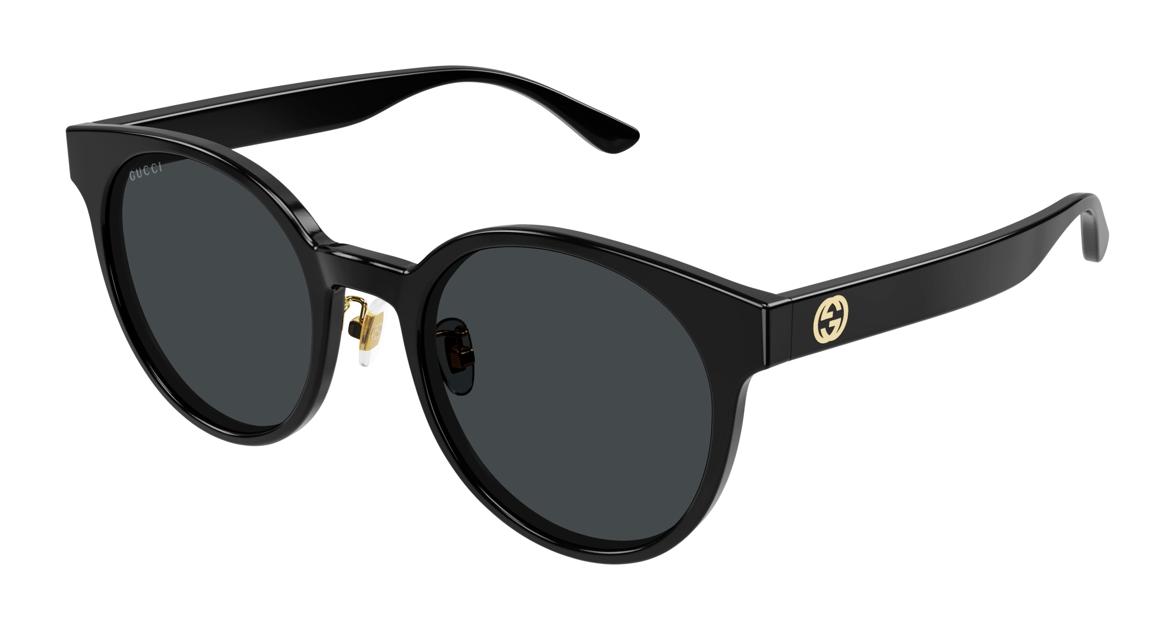 Gucci Donna Gucci GG1339SK 001 Occhiali da sole Plastica Nero Grigio Rotonda Gucci Donna Gucci GG1339SK 001 Occhiali da sole Plastica Nero Grigio Rotonda