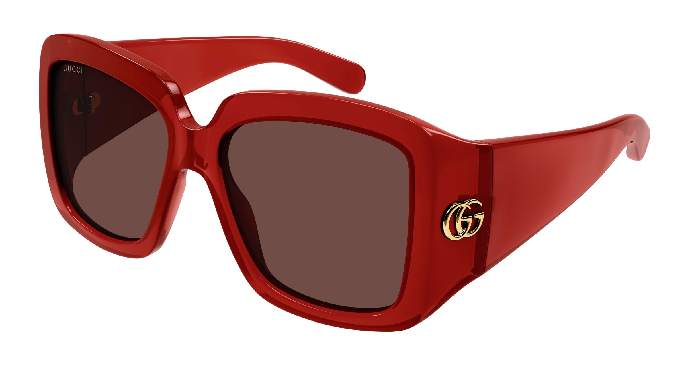 Gucci Donna Gucci GG1402S 003 Occhiali da sole Acetato Bordeaux Marrone Squadrata Normale Gucci Donna Gucci GG1402S 003 Occhiali da sole Acetato Bordeaux Marrone Squadrata Normale