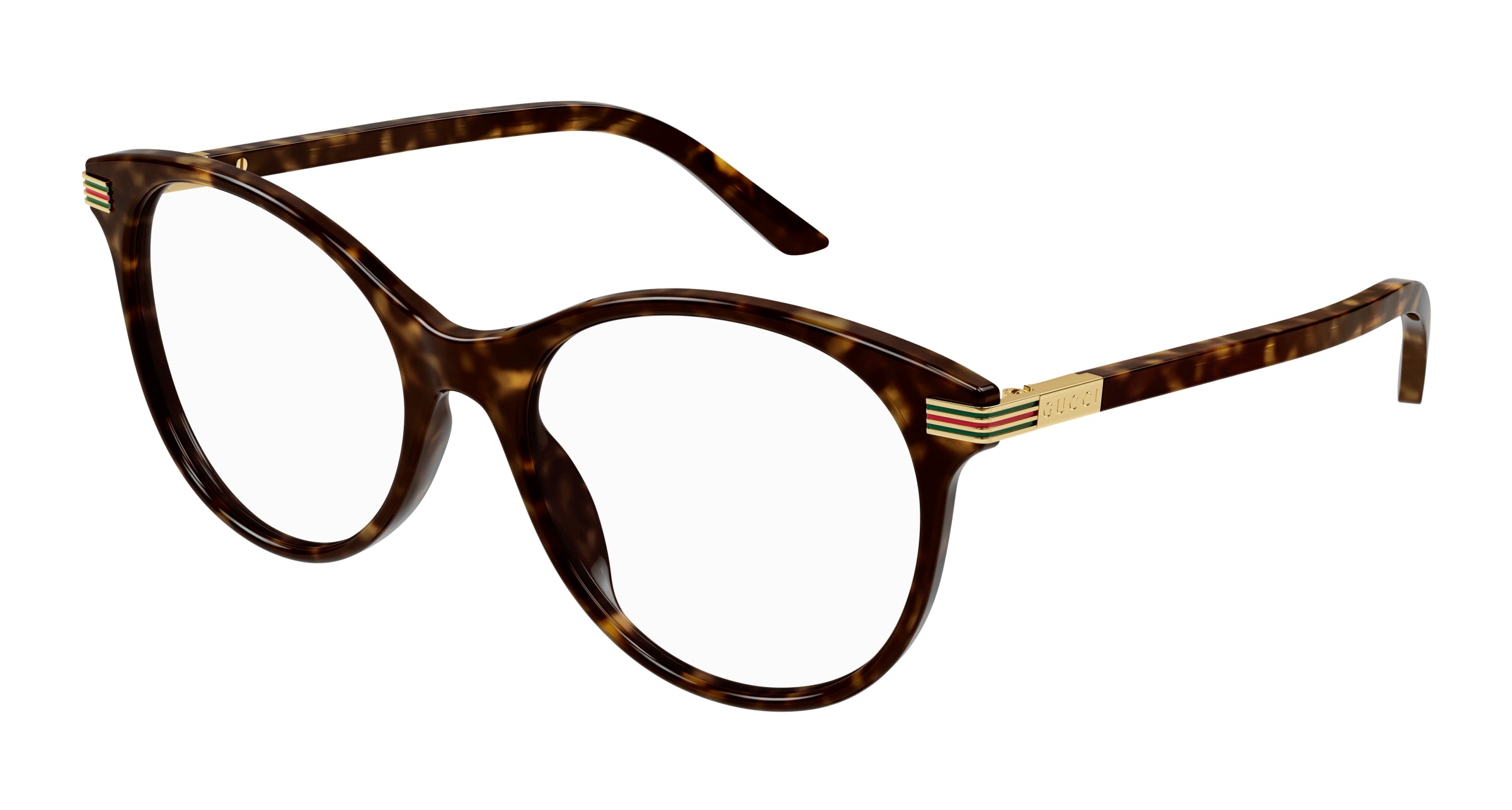 Gucci Donna Gucci GG1450O 002 Montature da vista Acetato Havana Trasparente Pantos Gucci Donna Gucci GG1450O 002 Montature da vista Acetato Havana Trasparente Pantos