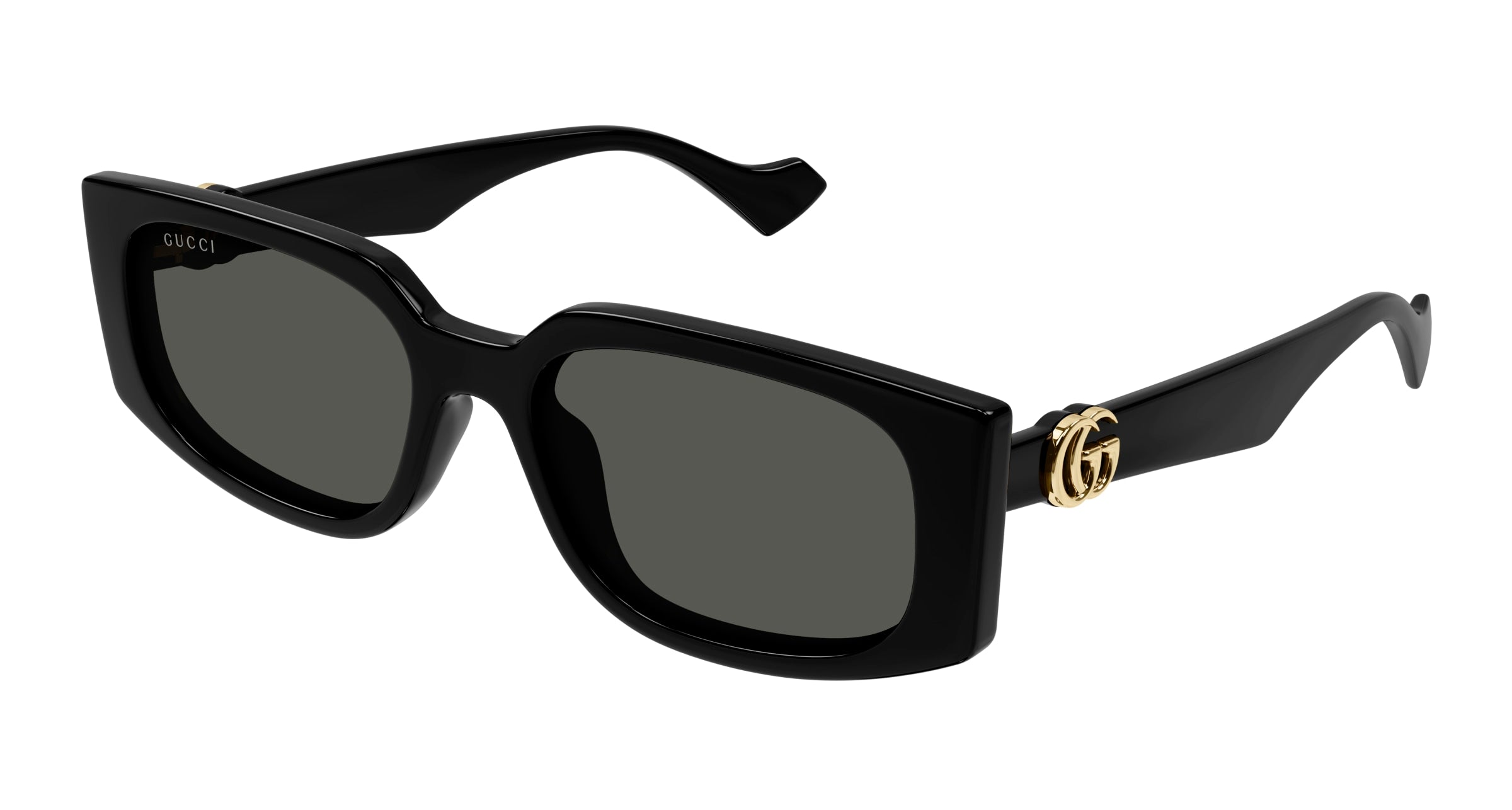 Gucci Donna Gucci GG1534S 001 Occhiali da sole Iniettato Nero Grigio Squadrata Gucci Donna Gucci GG1534S 001 Occhiali da sole Iniettato Nero Grigio Squadrata